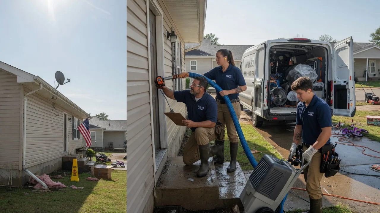 Ceiling Water Damage Restoration in Polo, MO near me